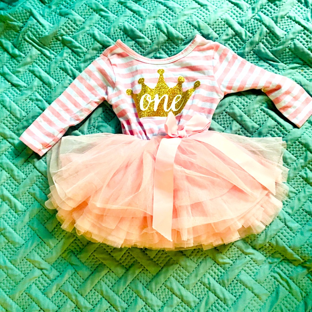 12 month top with tutu attached